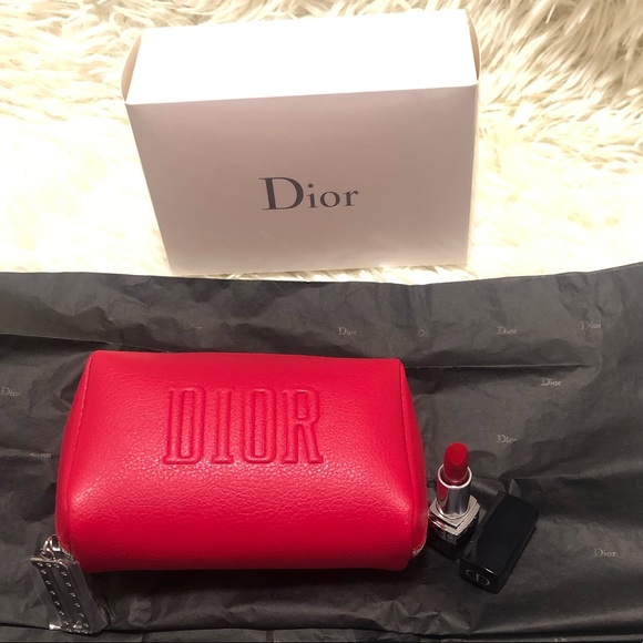 Dior Pouch (Free Dior Lipstick sample) - Picture 1 of 16
